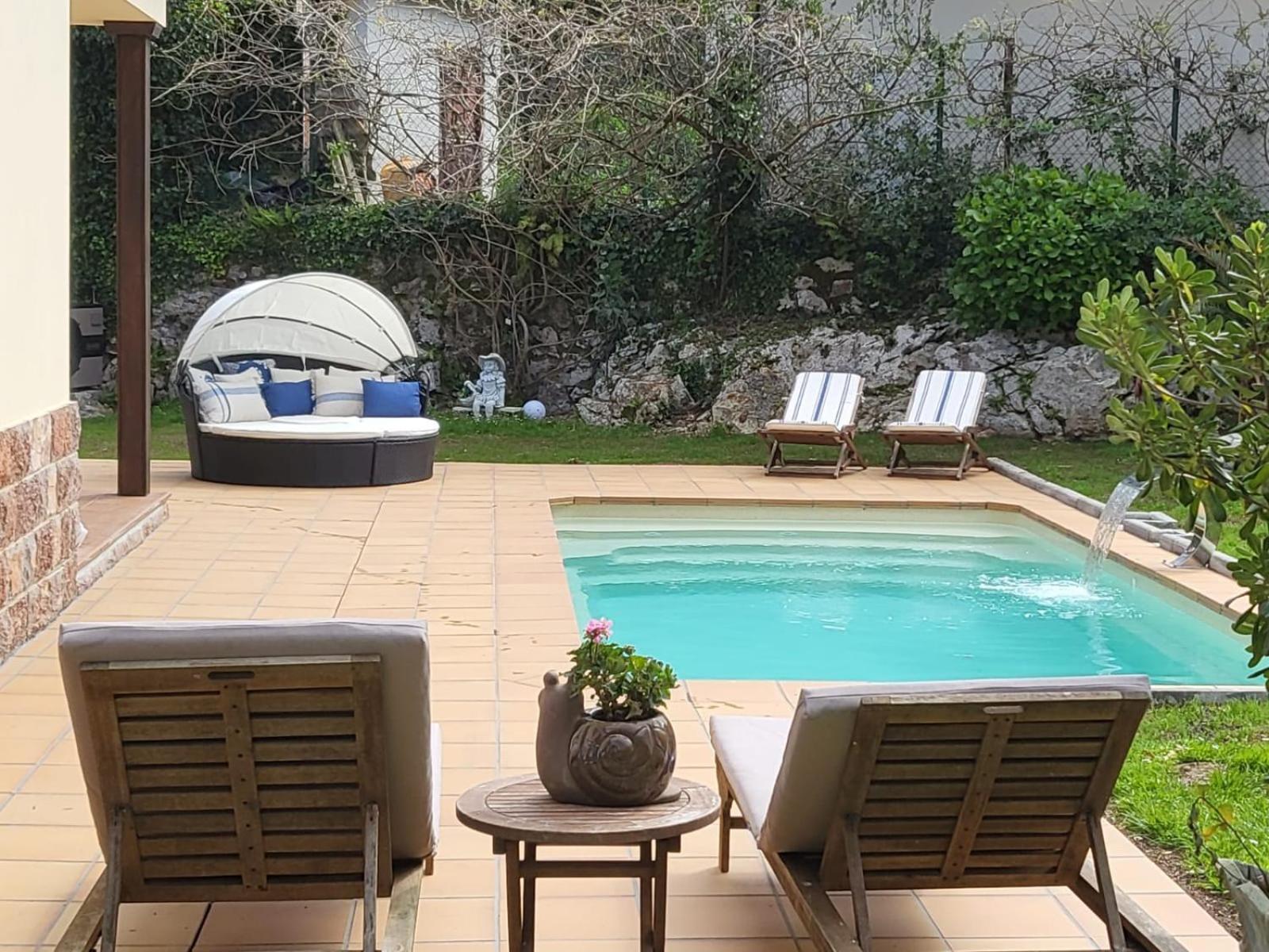 Casa Frente A Los Bufones De Pria Vila Llames de Pría Quarto foto